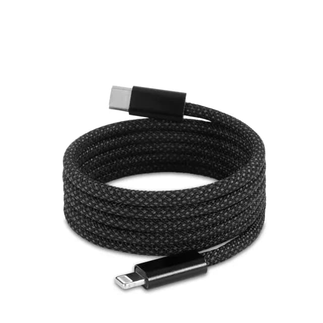Magnetinis USB kabelis USB-C – Lightning 27W 1 m