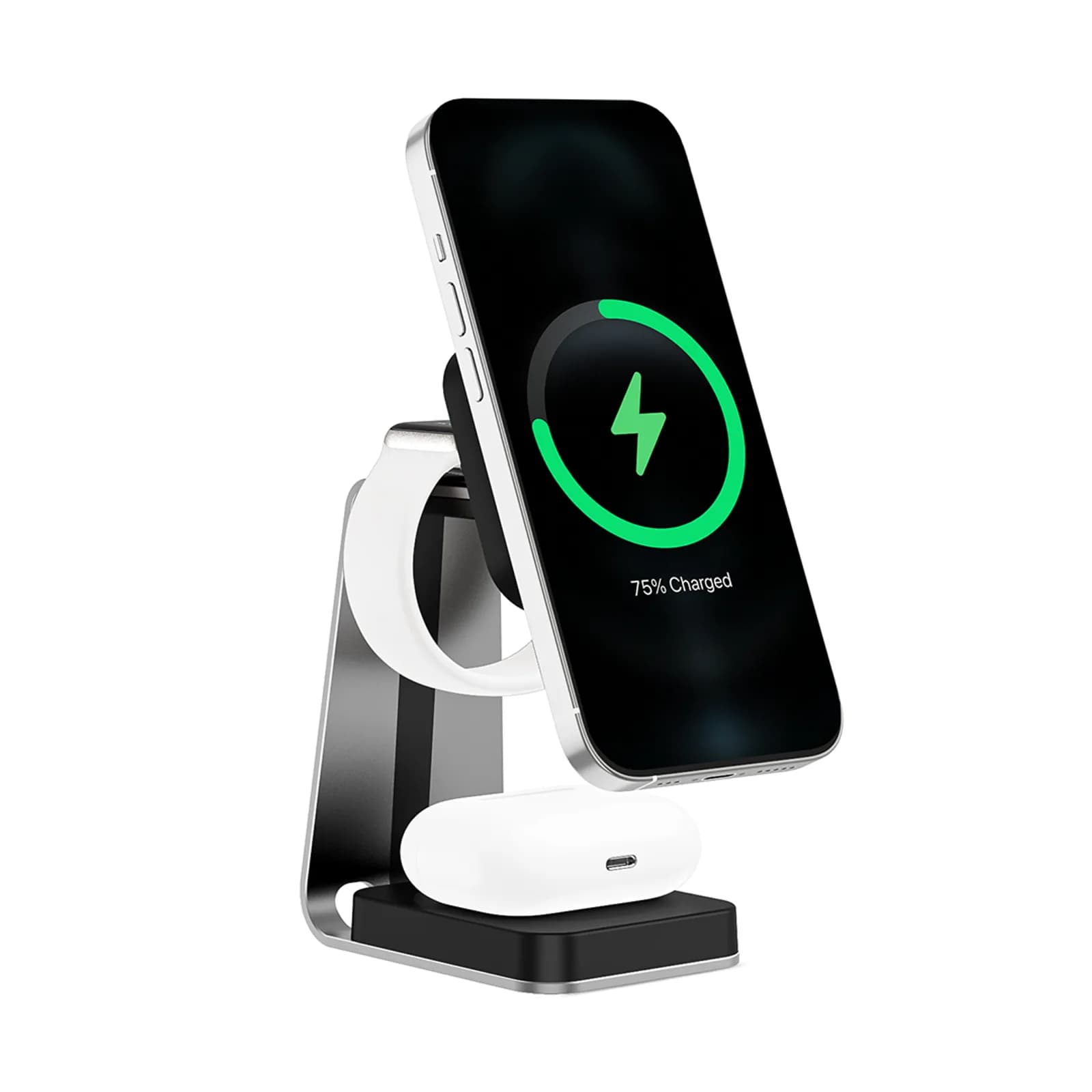 Belaidis indukcinis įkroviklis Magsafe Charging Stand 3-in-1